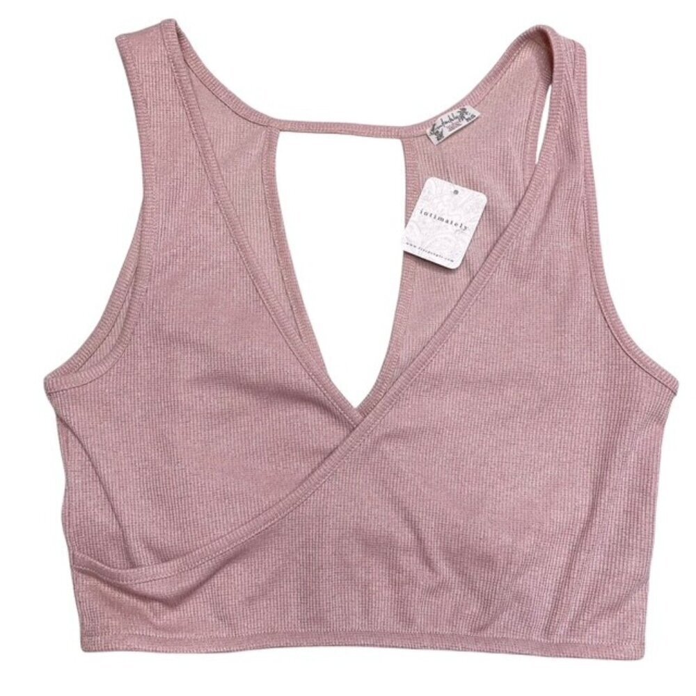INTIMATELY FREE PEOPLE Wrap Bralette in Peach, Size Small - NWT